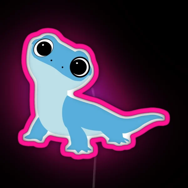 Burni The Lizard RGB Neon Sign