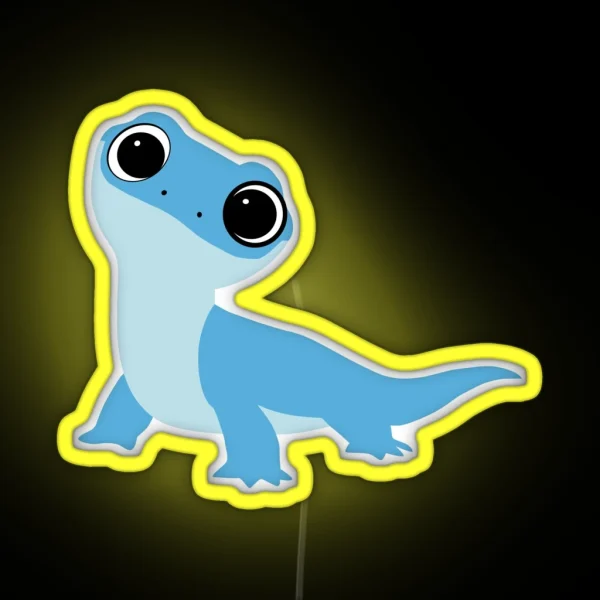 Burni The Lizard RGB Neon Sign