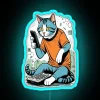 Busy Cat RGB Neon Sign - Image 3
