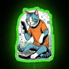 Busy Cat RGB Neon Sign - Image 4
