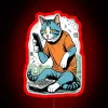 Busy Cat RGB Neon Sign - Image 2