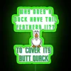 Butt Quack RGB Neon Sign - Image 4