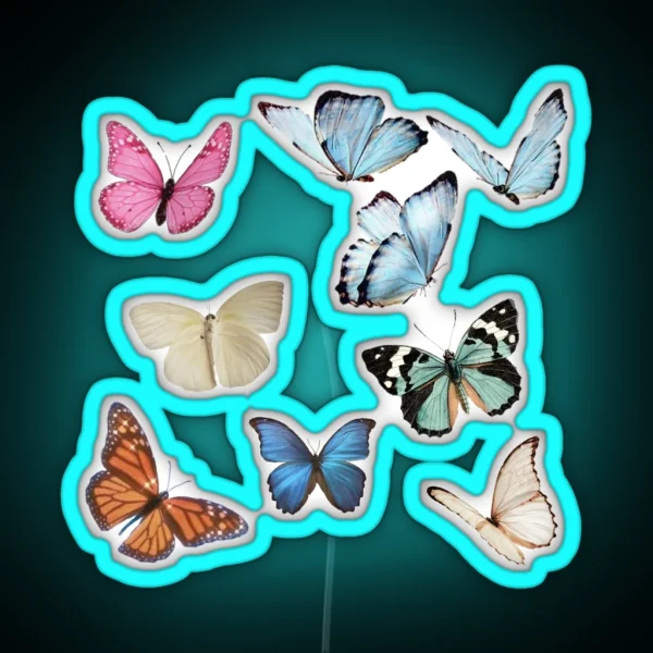 Butterflies Led Pack RGB Neon Sign