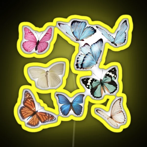 Butterflies Led Pack RGB Neon Sign