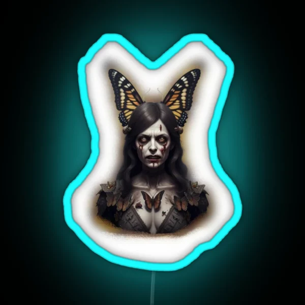 Butterfly Demon RGB Neon Sign