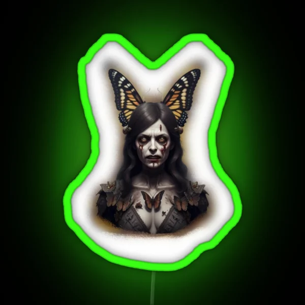 Butterfly Demon RGB Neon Sign
