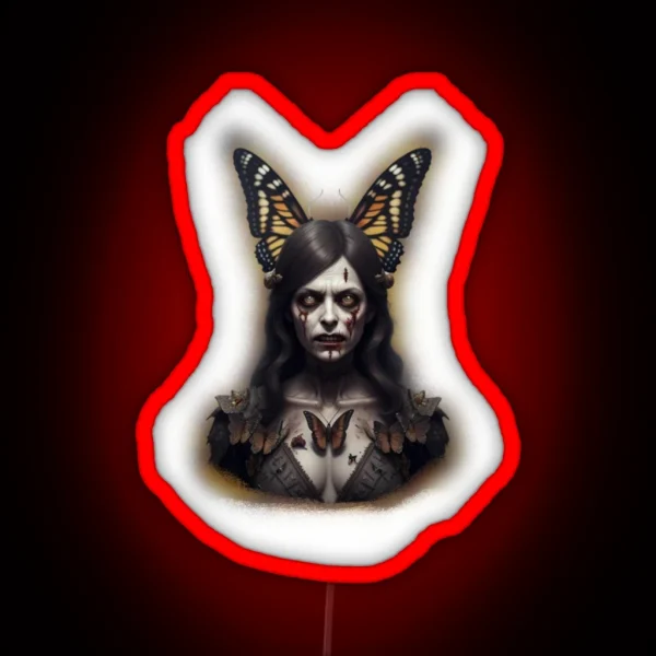 Butterfly Demon RGB Neon Sign