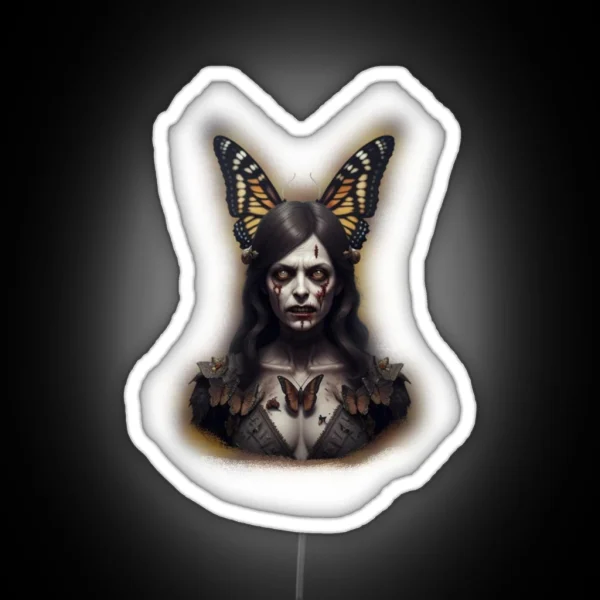 Butterfly Demon RGB Neon Sign