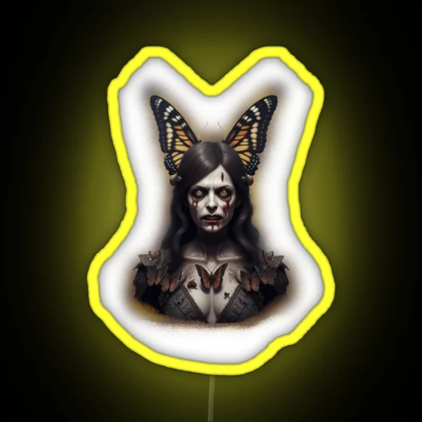 Butterfly Demon RGB Neon Sign