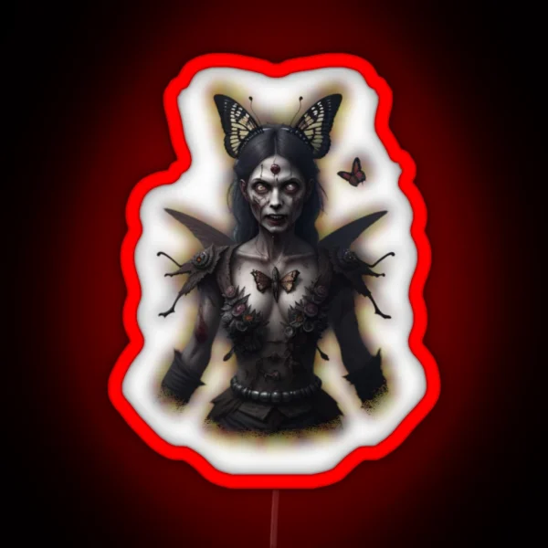 Butterfly Demon RGB Neon Sign