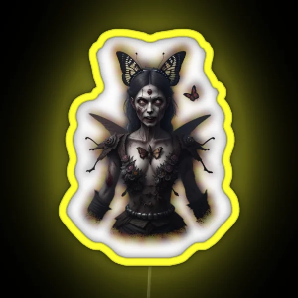 Butterfly Demon RGB Neon Sign