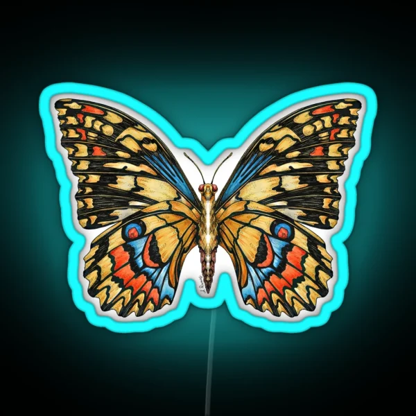 Butterfly Light Version RGB Neon Sign