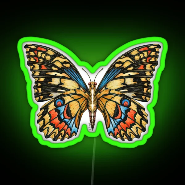 Butterfly Light Version RGB Neon Sign