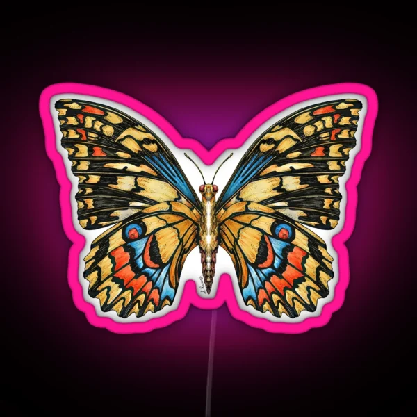 Butterfly Light Version RGB Neon Sign