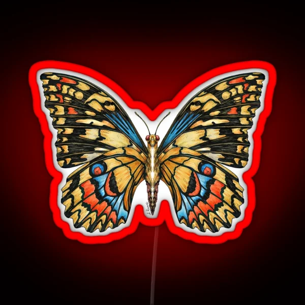 Butterfly Light Version RGB Neon Sign
