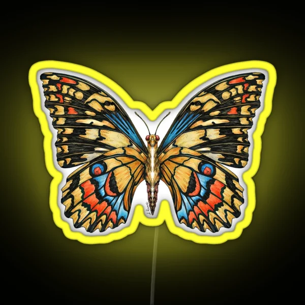 Butterfly Light Version RGB Neon Sign