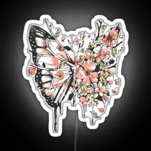 Butterfly Metamorphora RGB Neon Sign