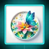 Butterfly Netting On A Flower RGB Neon Sign - Image 3