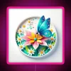Butterfly Netting On A Flower RGB Neon Sign - Image 6