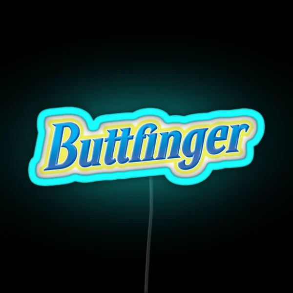 Buttfinger RGB Neon Sign