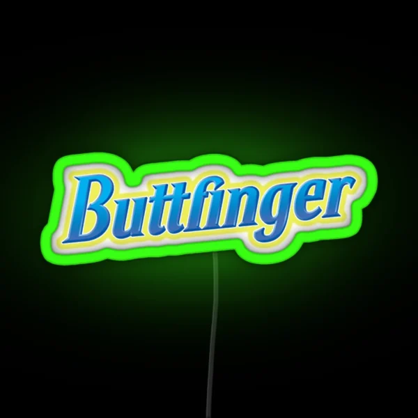 Buttfinger RGB Neon Sign
