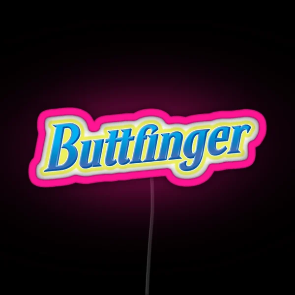 Buttfinger RGB Neon Sign