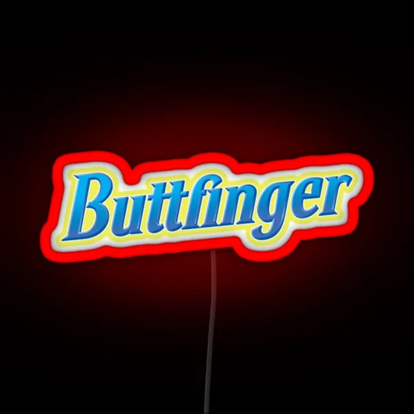 Buttfinger RGB Neon Sign