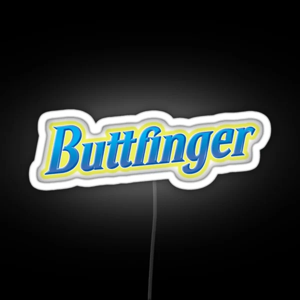 Buttfinger RGB Neon Sign