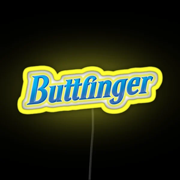 Buttfinger RGB Neon Sign