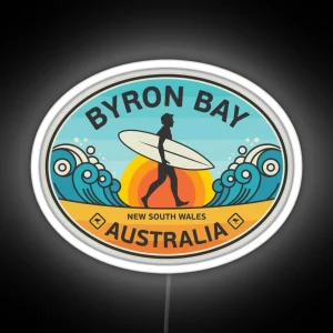 Byron Bay Australia RGB Neon Sign