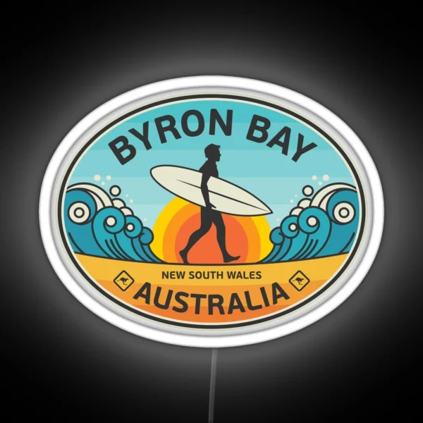 Byron Bay Australia RGB Neon Sign