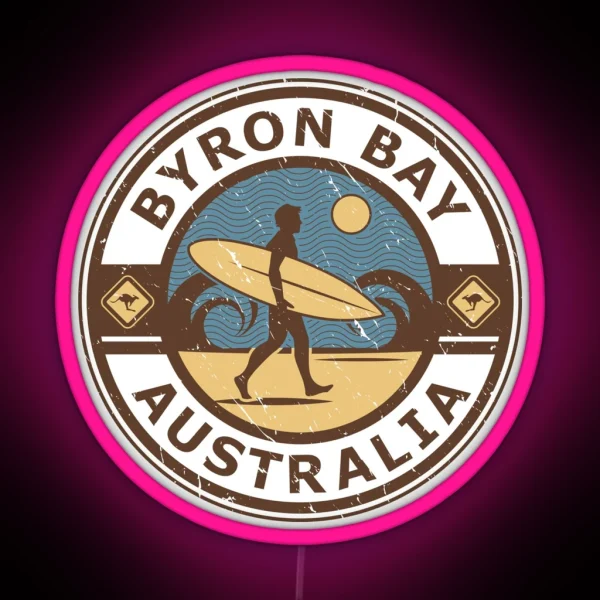 Byron Bay Australia RGB Neon Sign