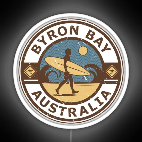 Byron Bay Australia RGB Neon Sign