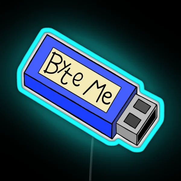 Byte Me RGB Neon Sign