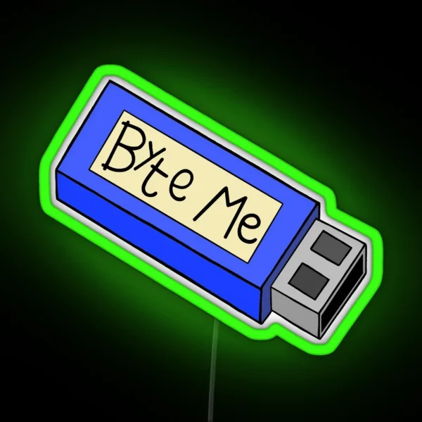 Byte Me RGB Neon Sign