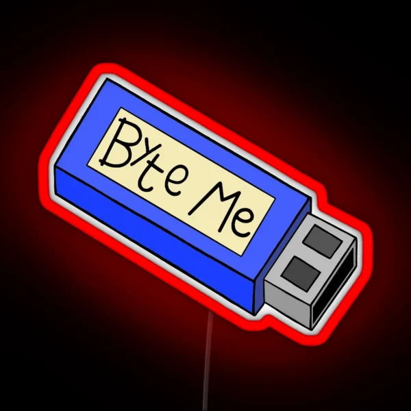 Byte Me RGB Neon Sign