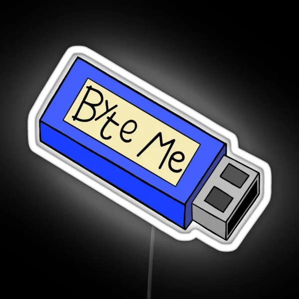 Byte Me RGB Neon Sign