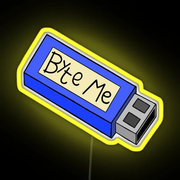 Byte Me RGB Neon Sign