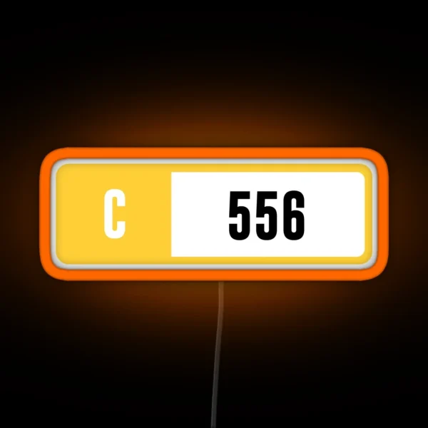 C 556 Forza Performance Index RGB Neon Sign