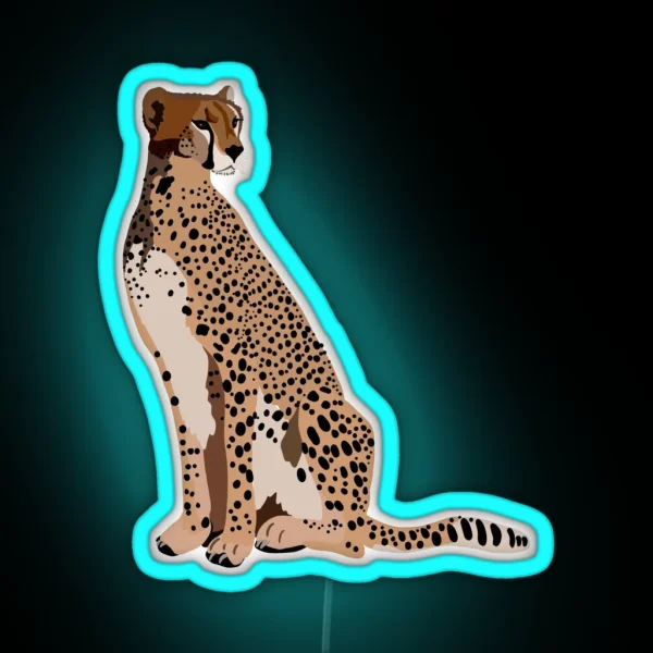 C Is For Cheetah RGB Neon Sign