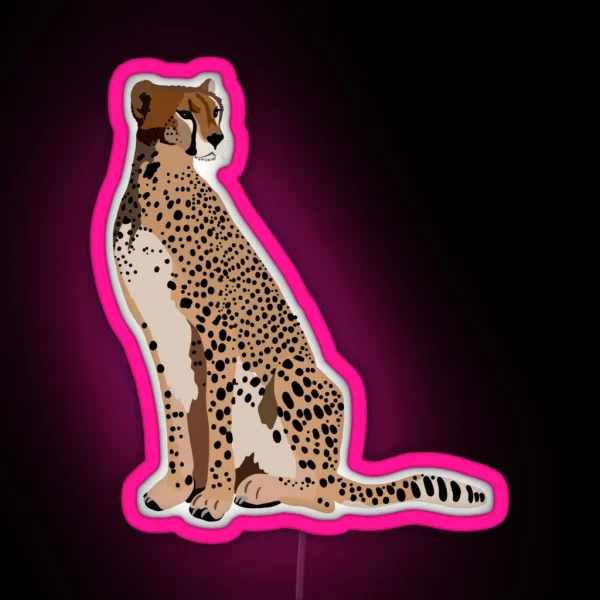 C Is For Cheetah RGB Neon Sign