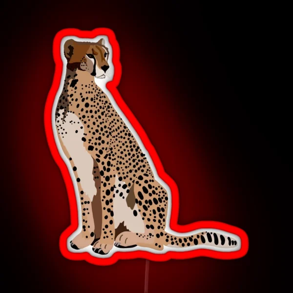 C Is For Cheetah RGB Neon Sign