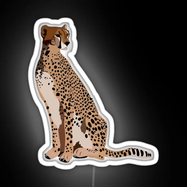 C Is For Cheetah RGB Neon Sign