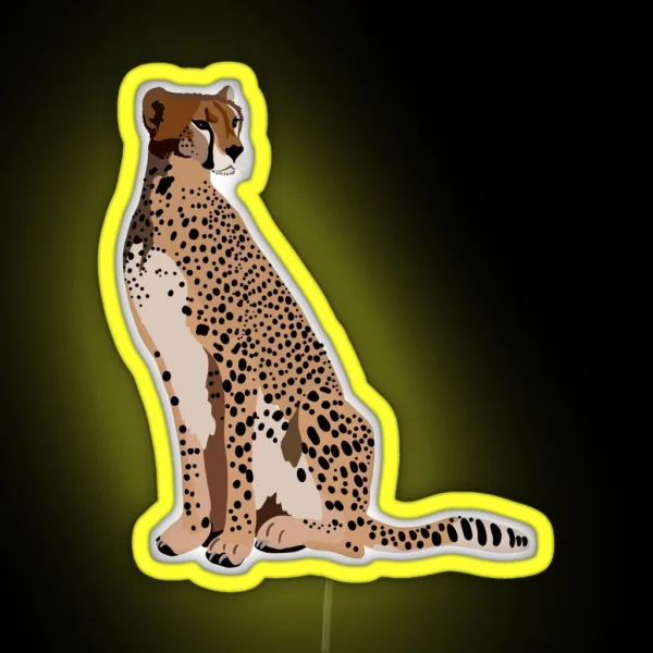 C Is For Cheetah RGB Neon Sign