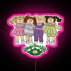 Cabbage Patch Kids 90s Doll RGB Neon Sign