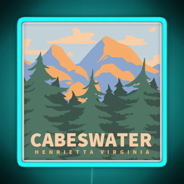 Cabeswater Henrietta Virginia RGB Neon Sign