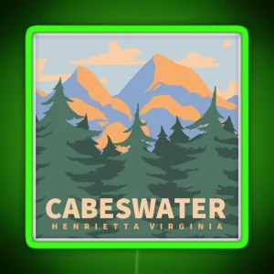 Cabeswater Henrietta Virginia RGB Neon Sign