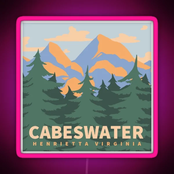 Cabeswater Henrietta Virginia RGB Neon Sign