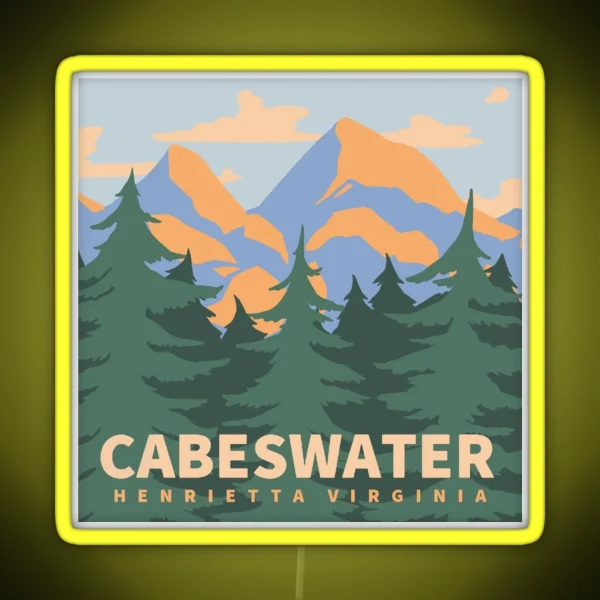 Cabeswater Henrietta Virginia RGB Neon Sign