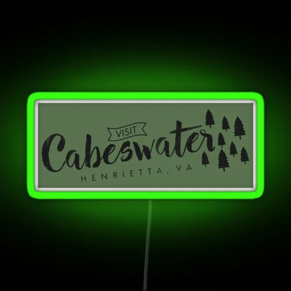 Cabeswater RGB Neon Sign